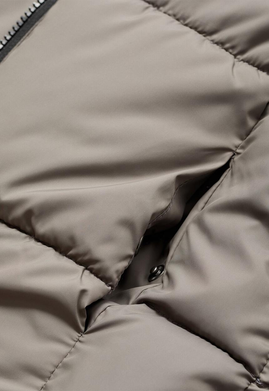 MANGO - Puffer coat amerbloc - medium gray