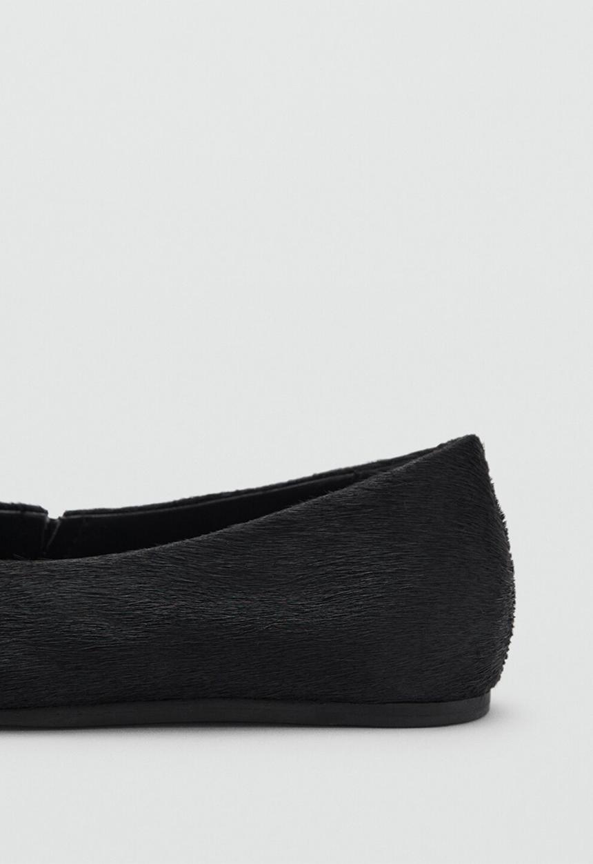 MANGO - Peli suede pump - black