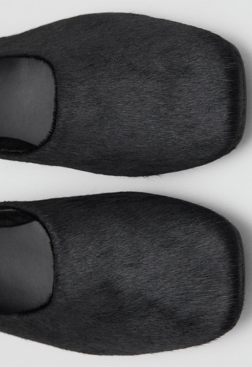 MANGO - Peli suede pump - black