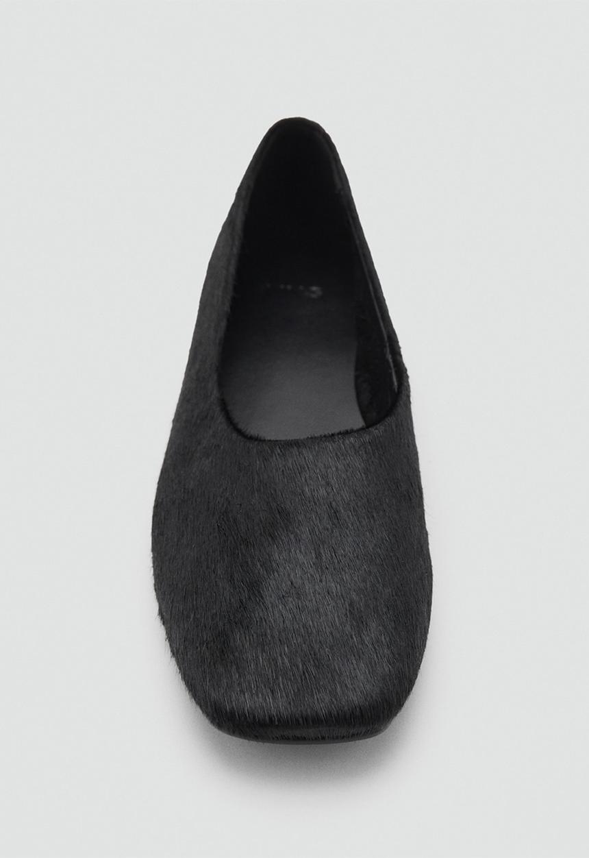 MANGO - Peli suede pump - black