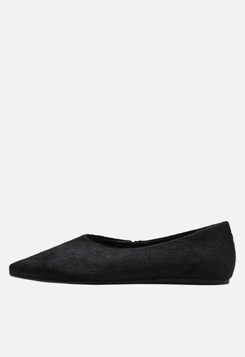 MANGO - Peli suede pump - black