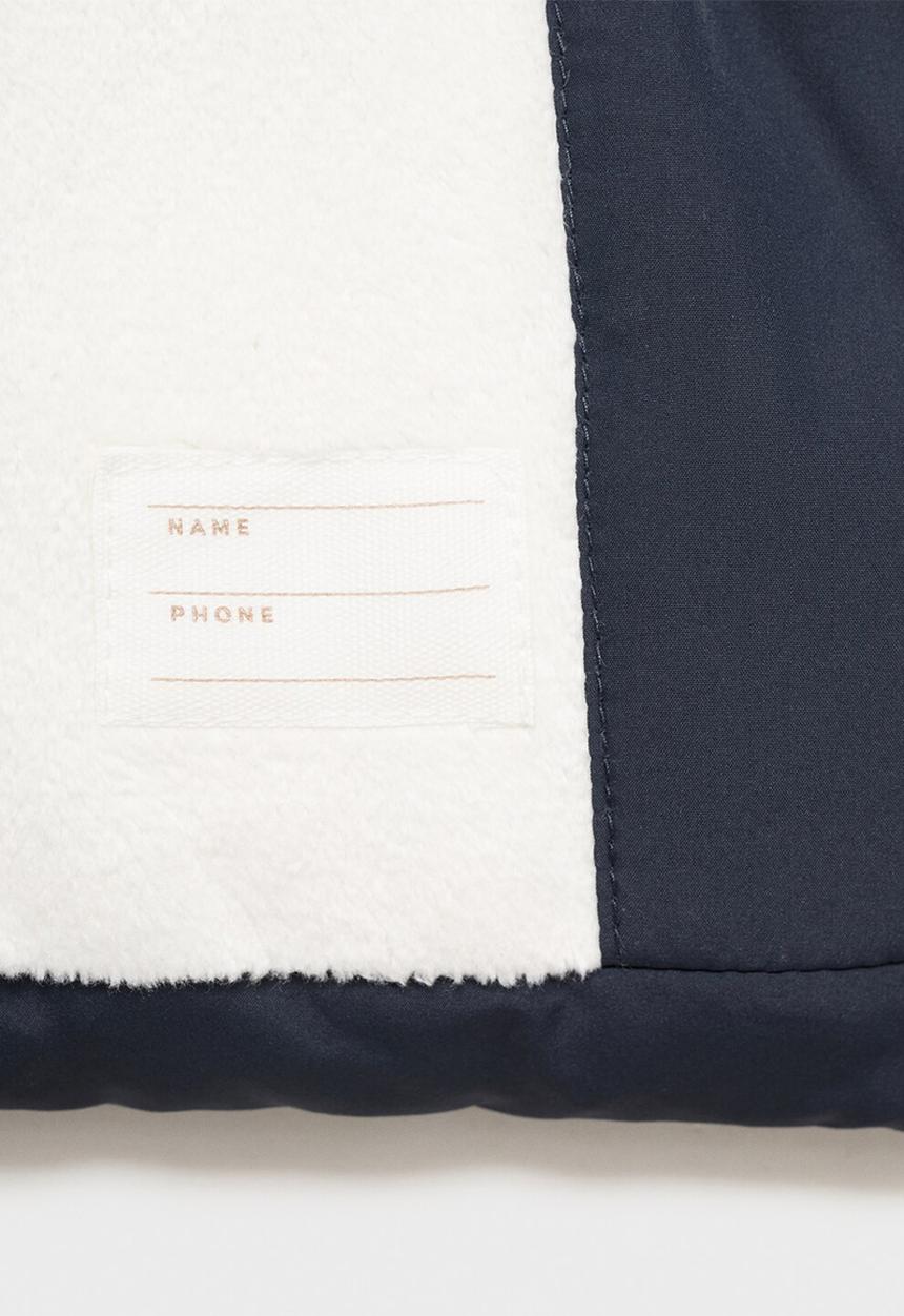 MANGO - Puffer coat vichy1 - navy