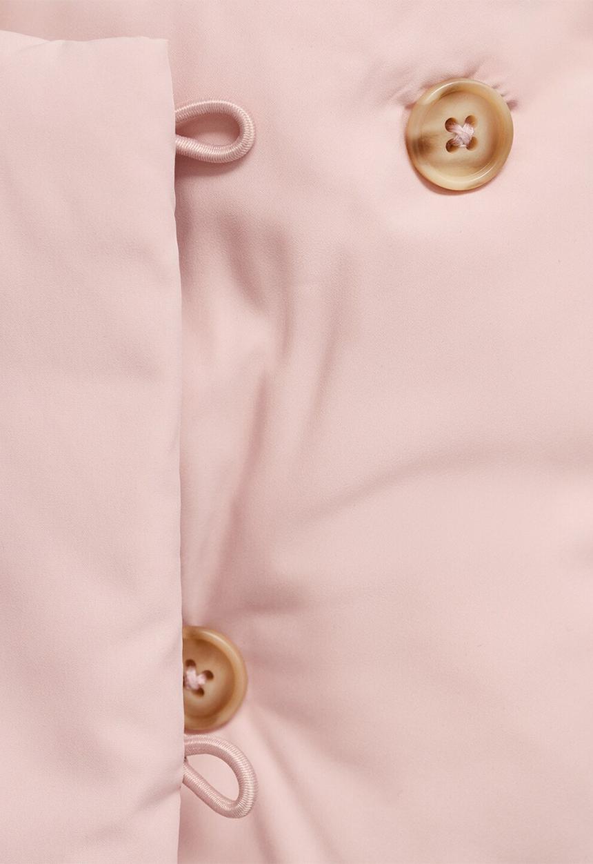 MANGO - Puffer coat vichy1 - light pastel pink