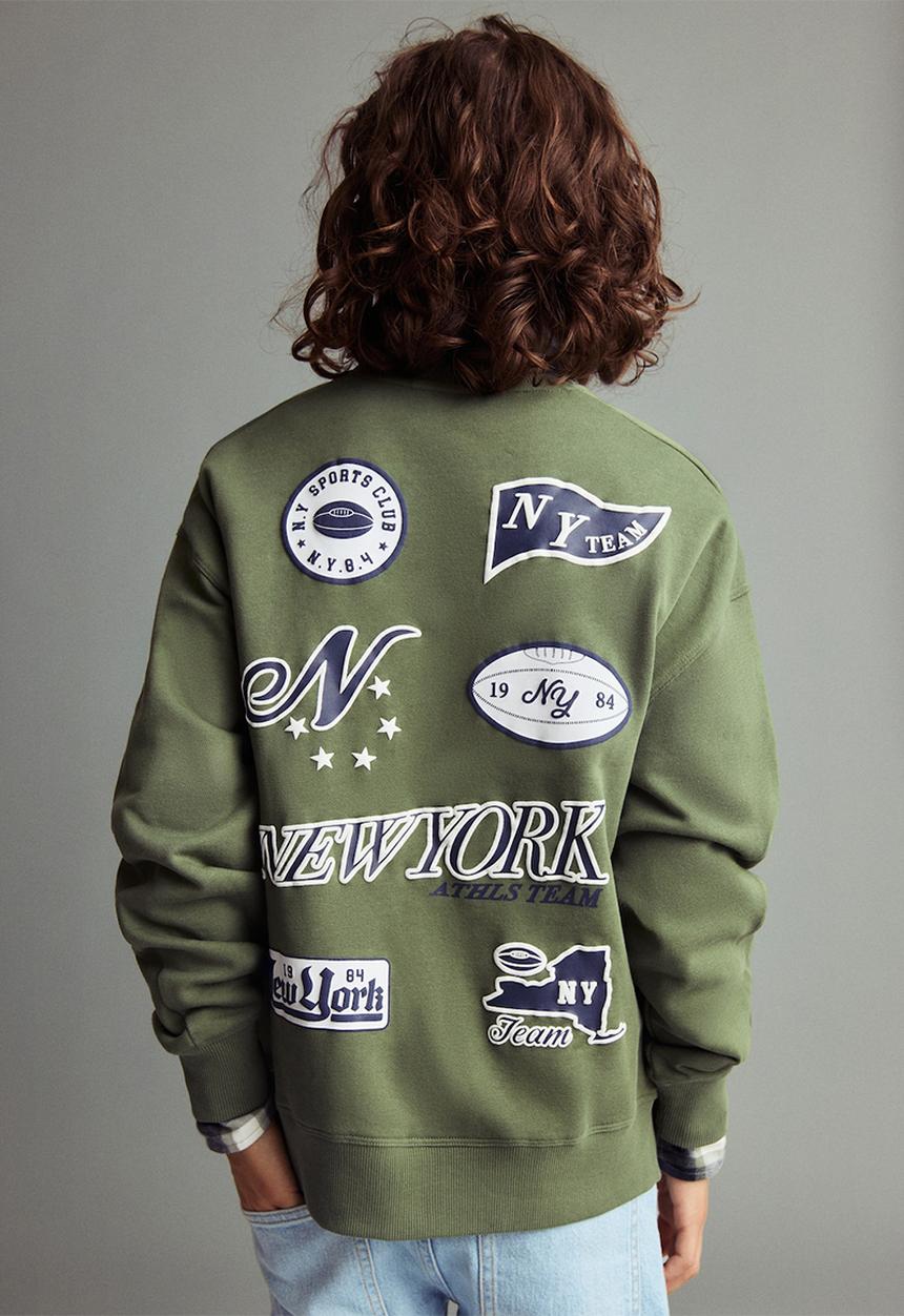 MANGO - Sweatshirt ny - green