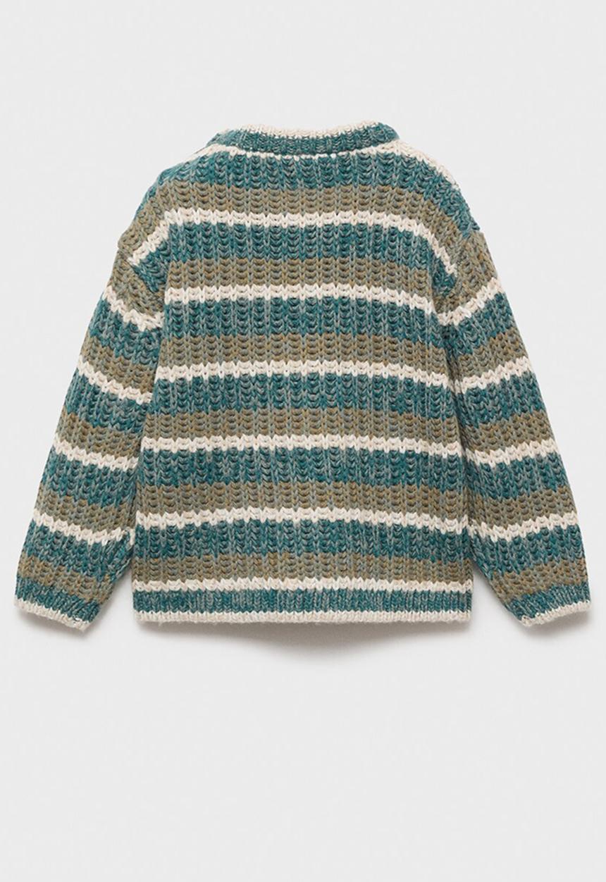 MANGO - Sweater HENRYB - Medium Green
