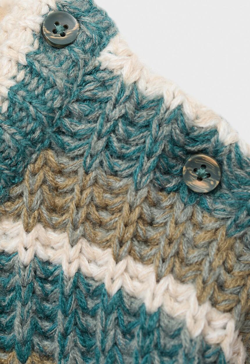 MANGO - Sweater HENRYB - Medium Green