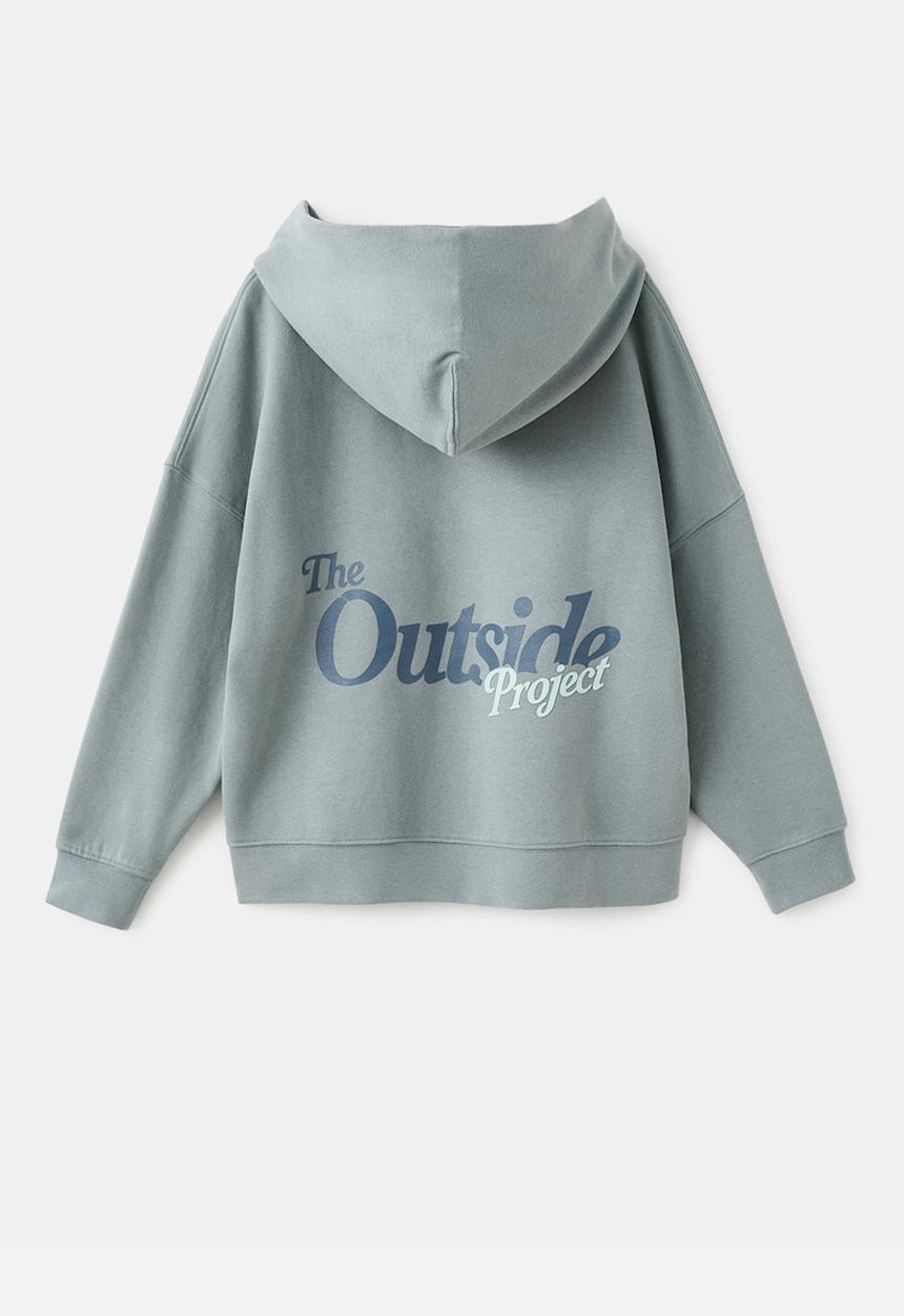 MANGO - Sweatshirt OUTSIDER - Green