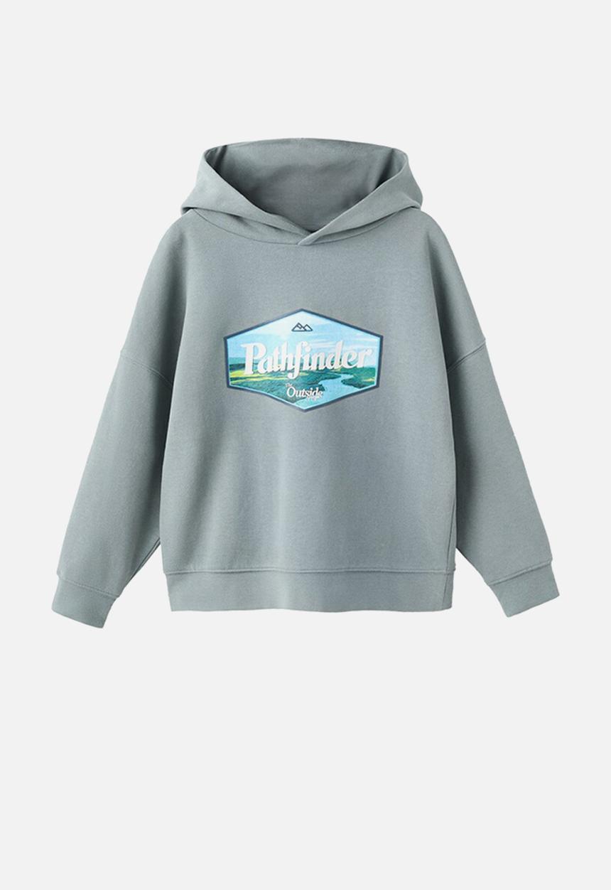 MANGO - Sweatshirt OUTSIDER - Green