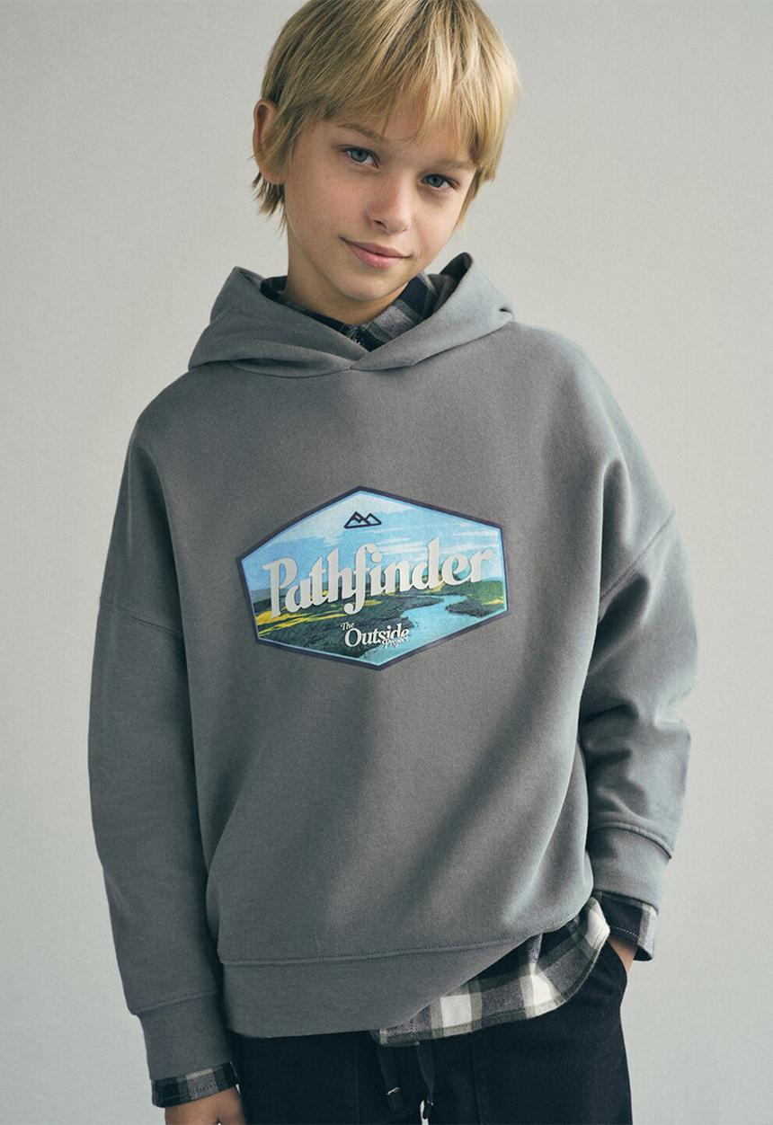 MANGO - Sweatshirt OUTSIDER - Green