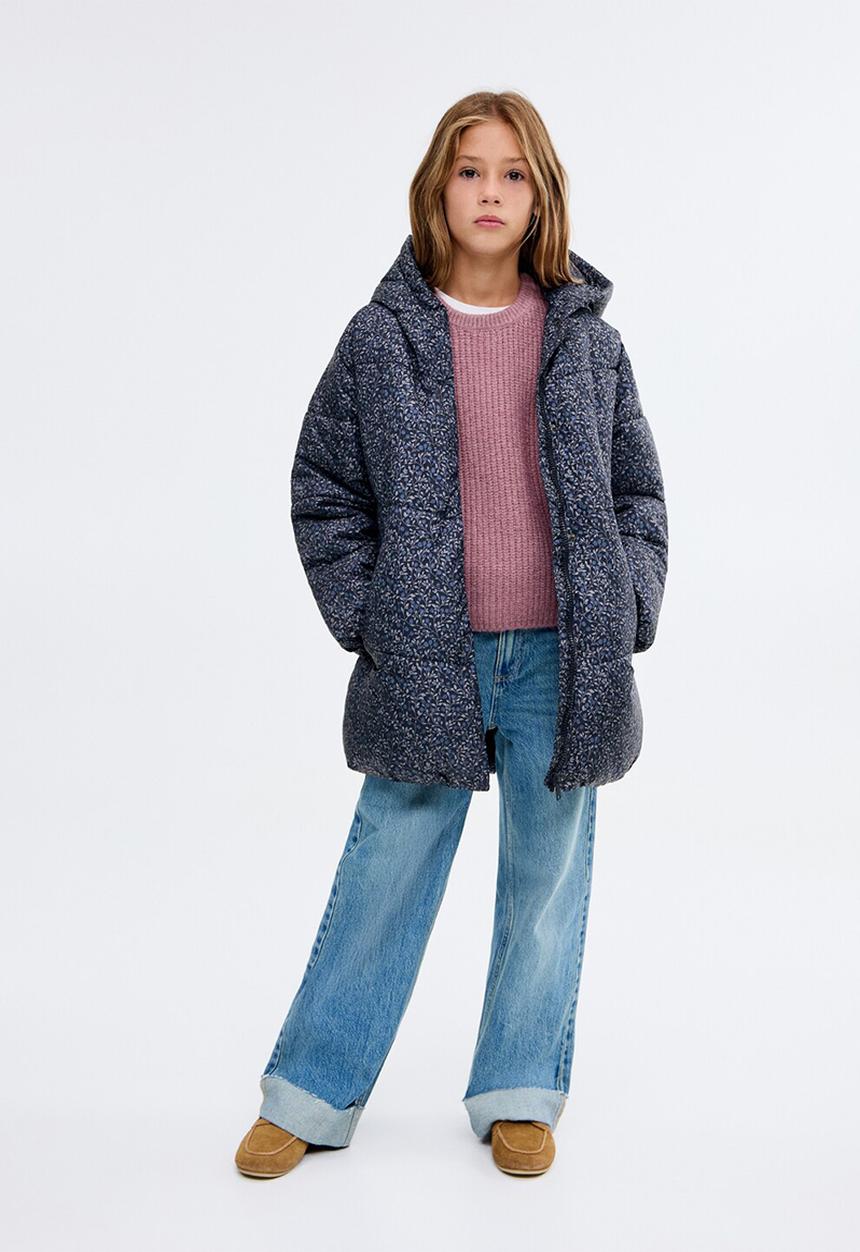 MANGO - Puffer coat anna - dark blue