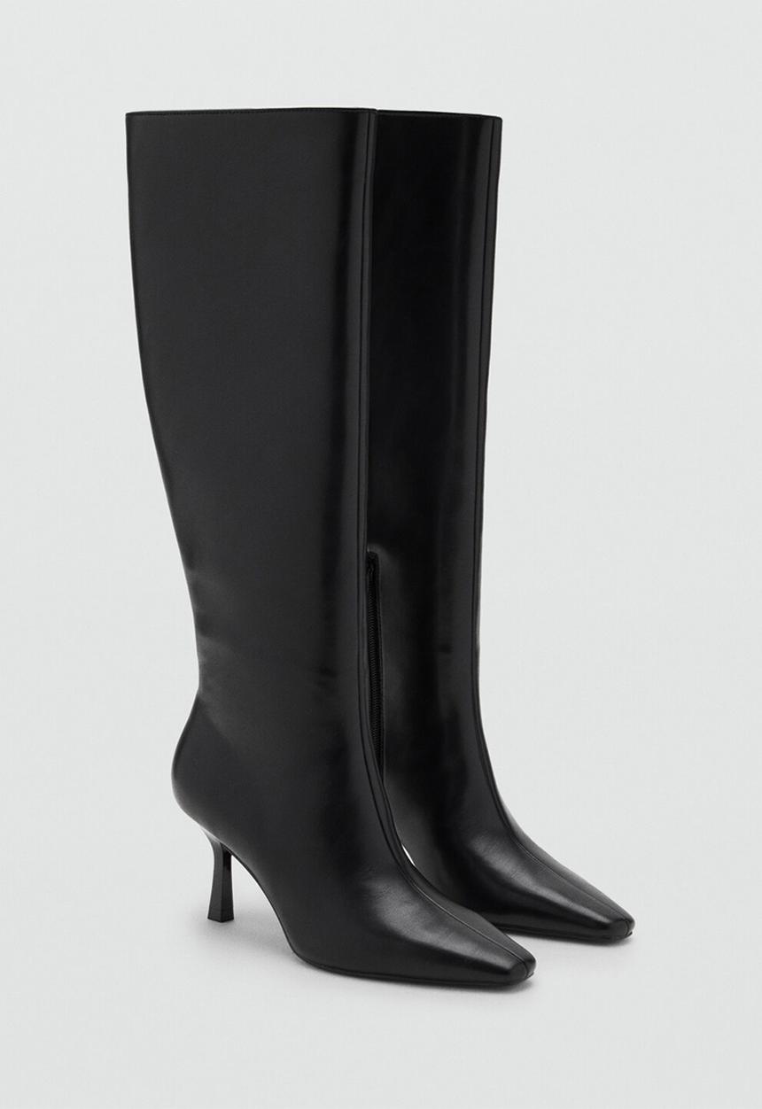 MANGO - Rufle boot - black