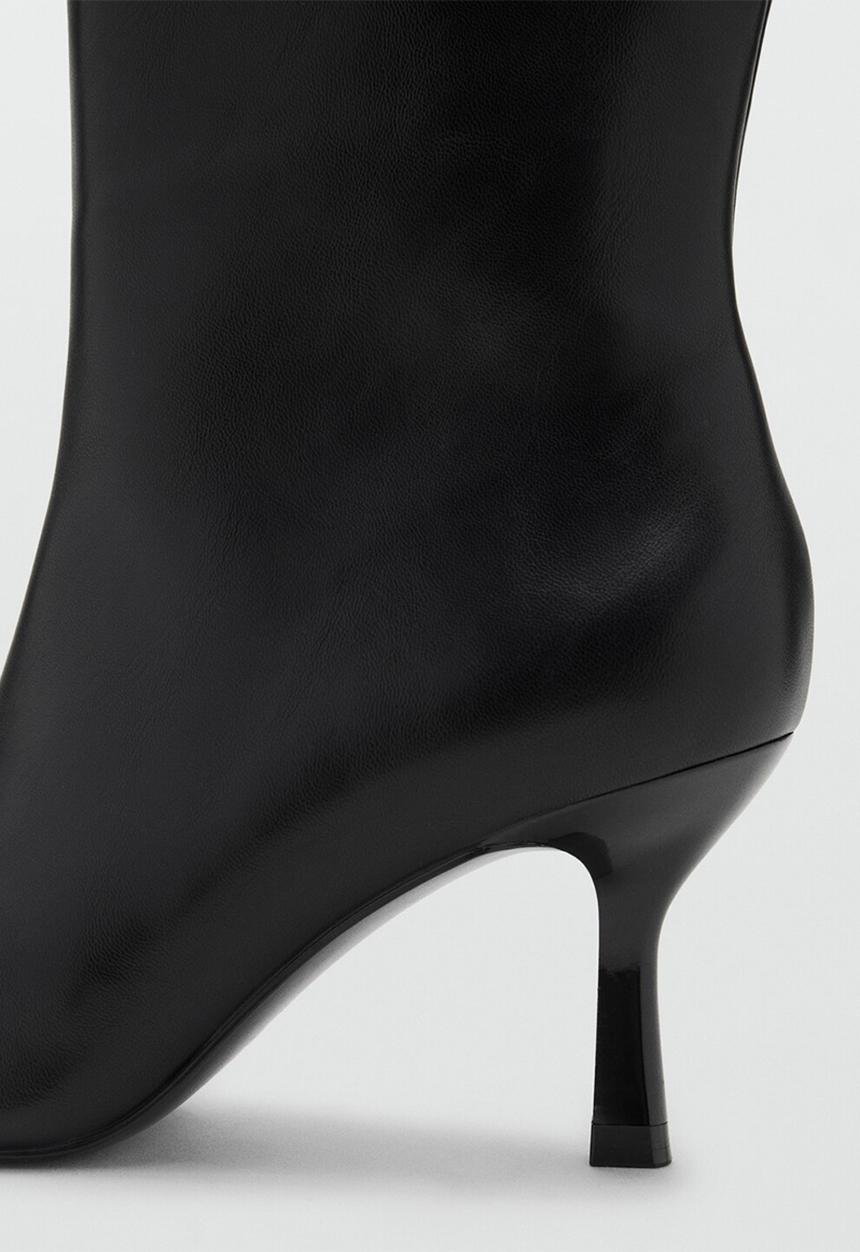 MANGO - Rufle boot - black