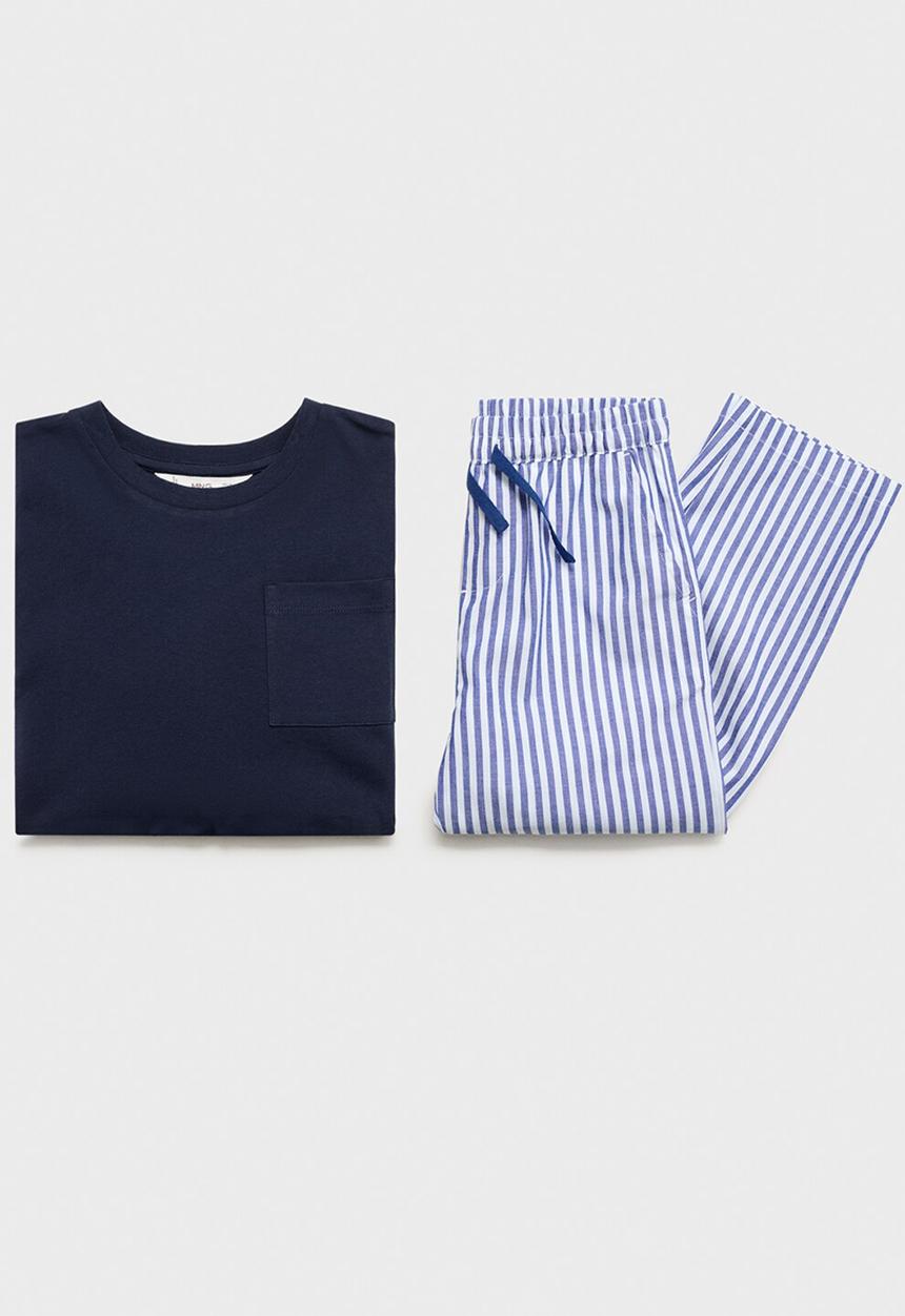 MANGO - Pyjama comfy - navy