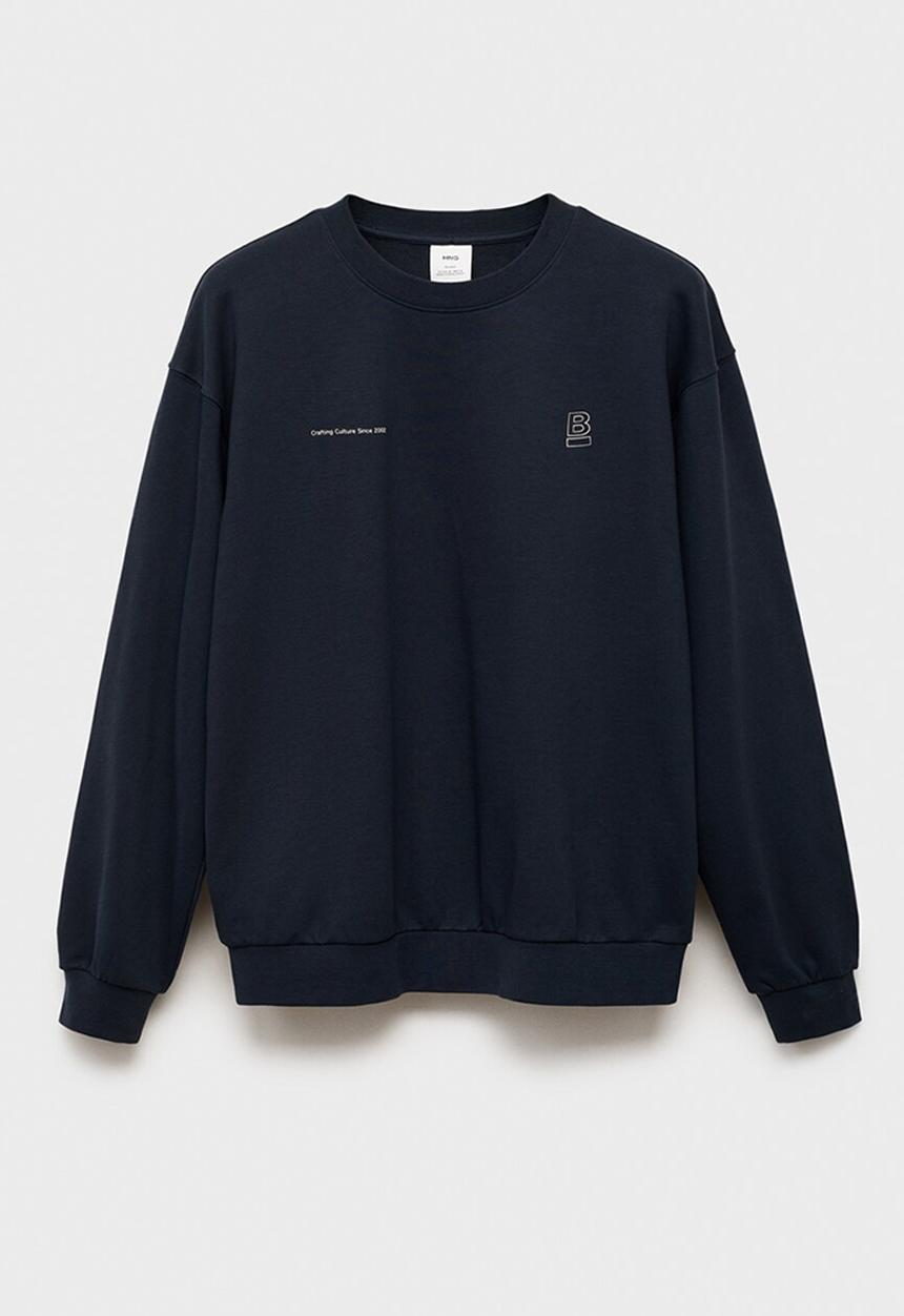 MANGO - Sudadera Brooklyn - Navy