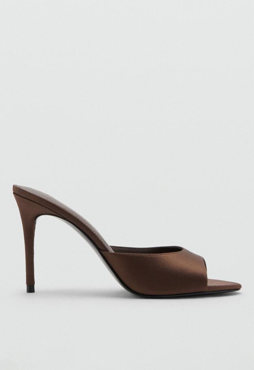 MANGO - Fancys heel - dark brown