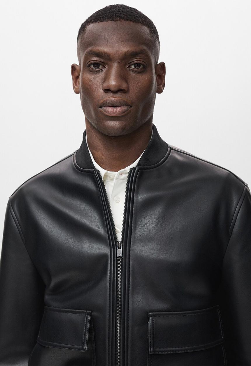 MANGO - Chaqueta Marcel - Black