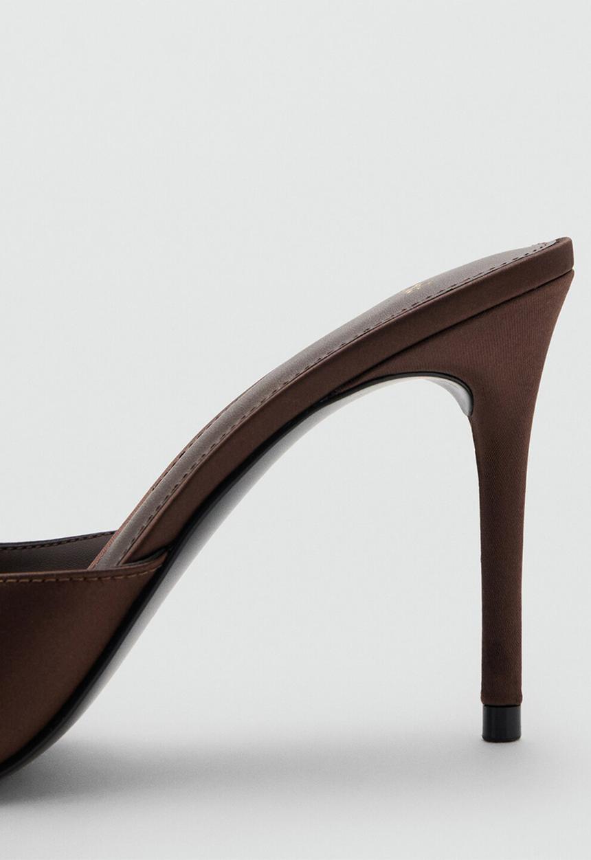 MANGO - Fancys heel - dark brown