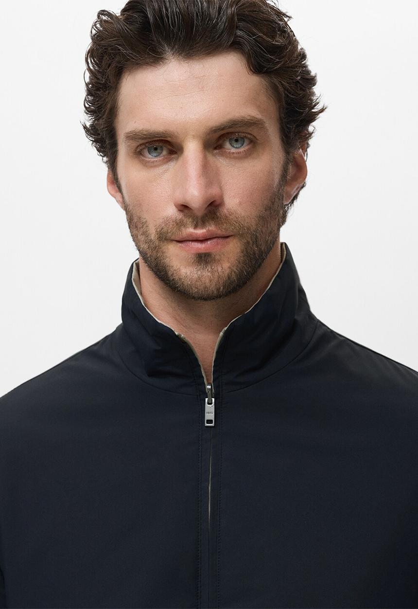 MANGO - Chaqueta Reversable Nada - Navy