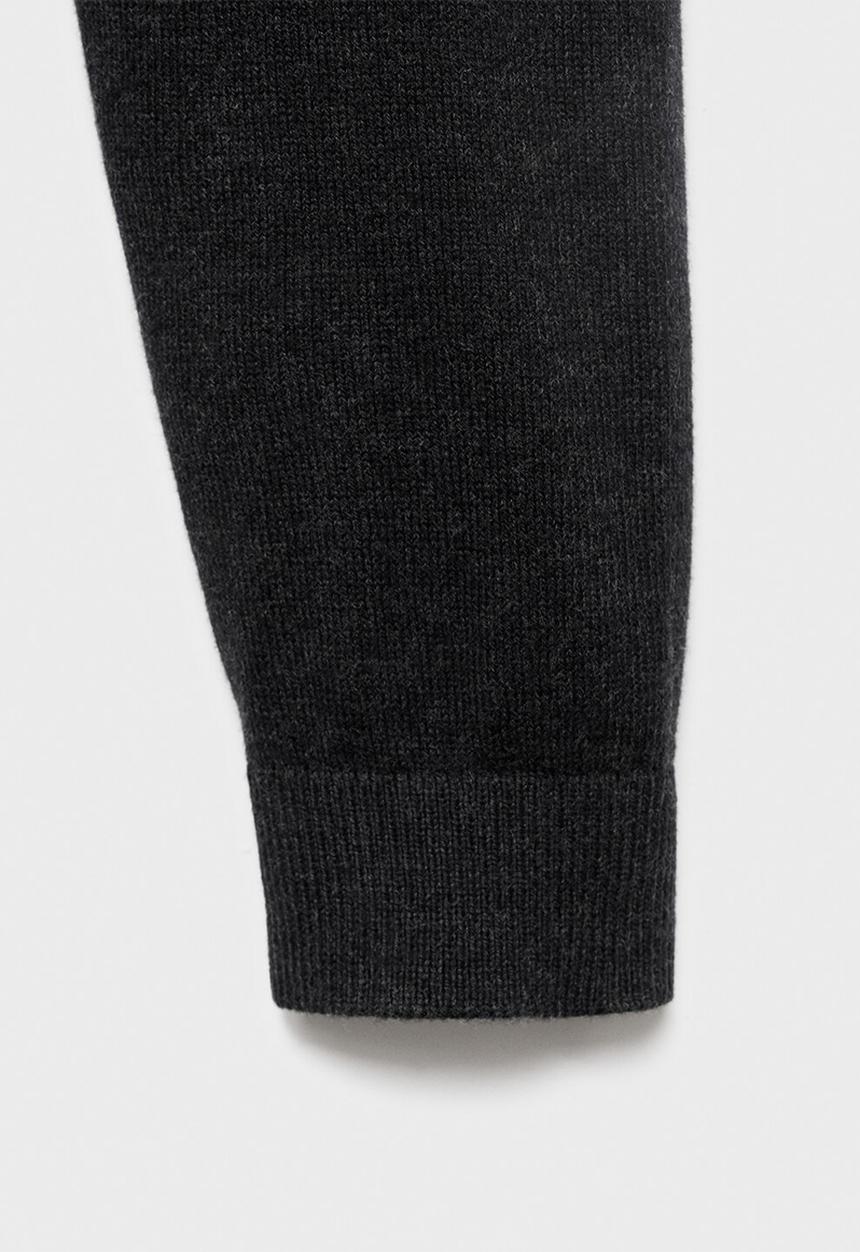 MANGO - Cardigan luke - charcoal