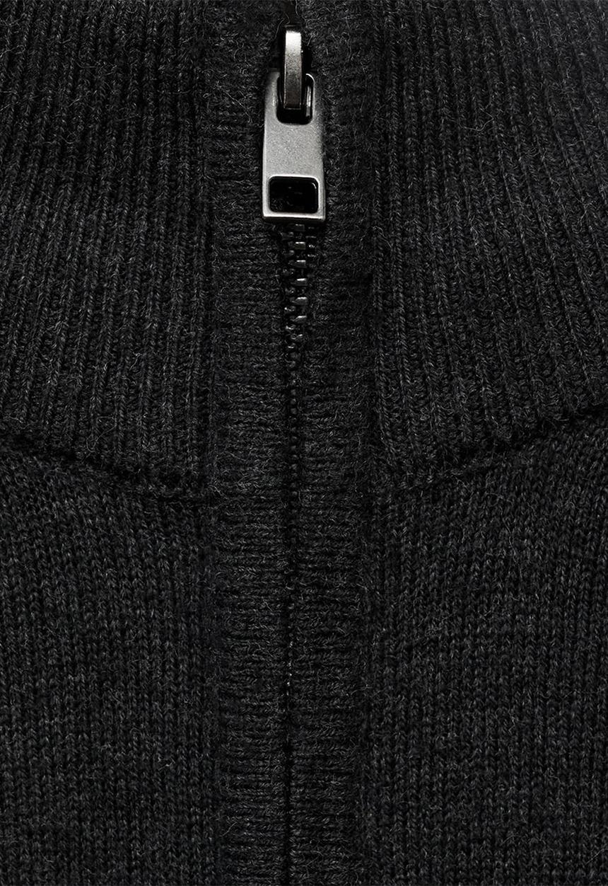 MANGO - Cardigan luke - charcoal