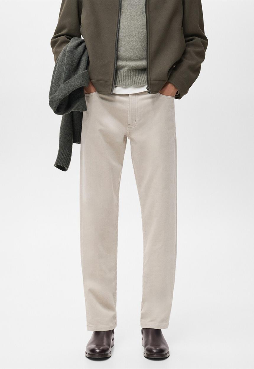 MANGO - Pantalon Pompeia - Beige