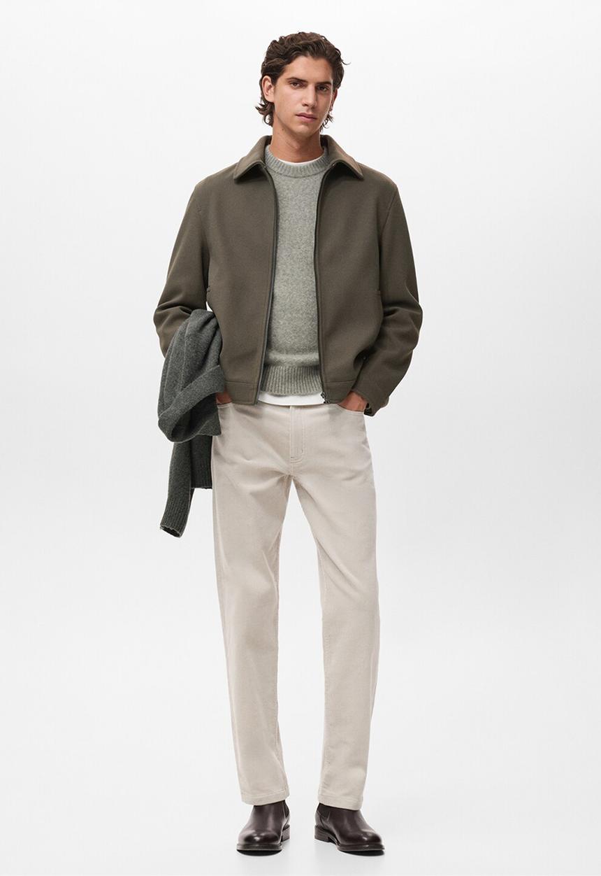 MANGO - Pantalon Pompeia - Beige