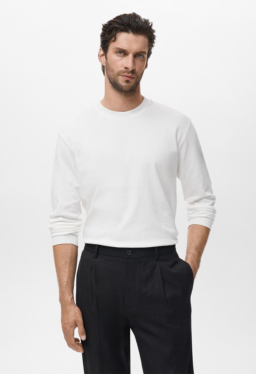 MANGO - Camiseta Gareth - White