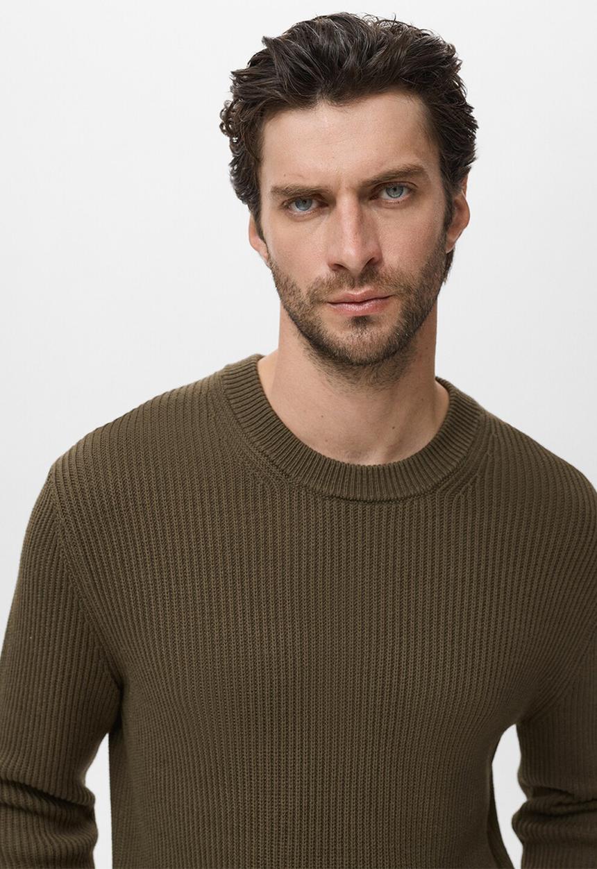 MANGO - Jersey Madeira - Dark Green