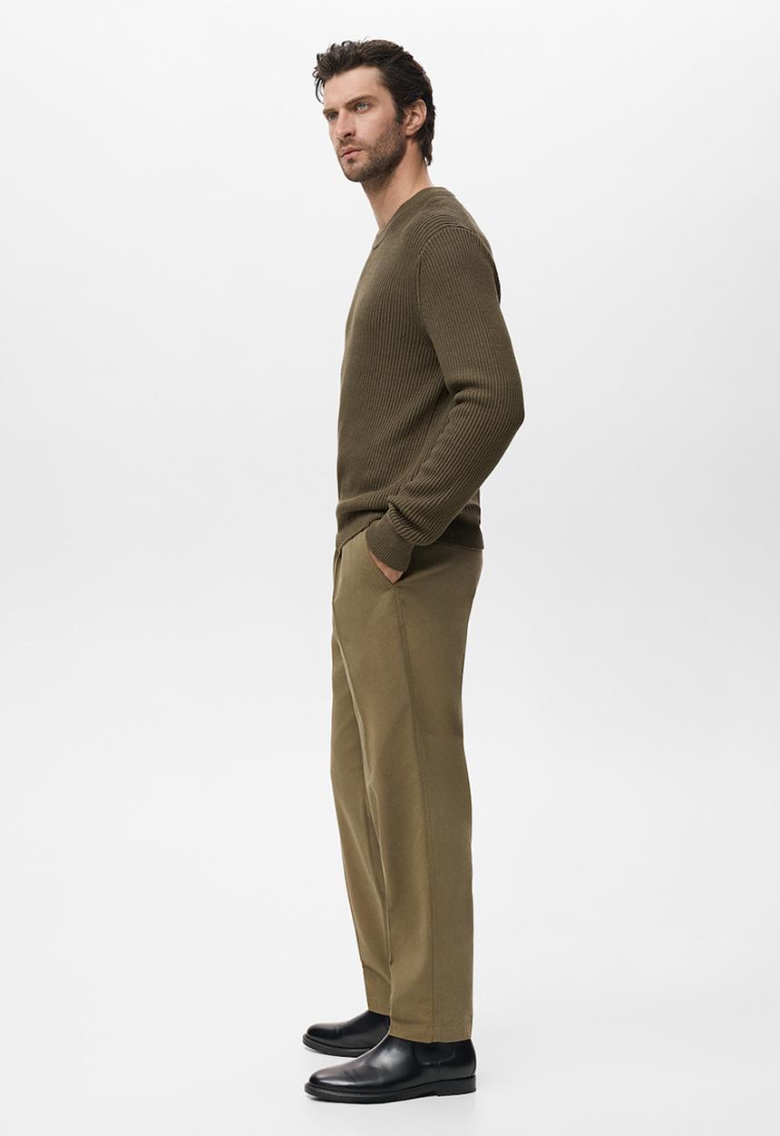 MANGO - Jersey Madeira - Dark Green