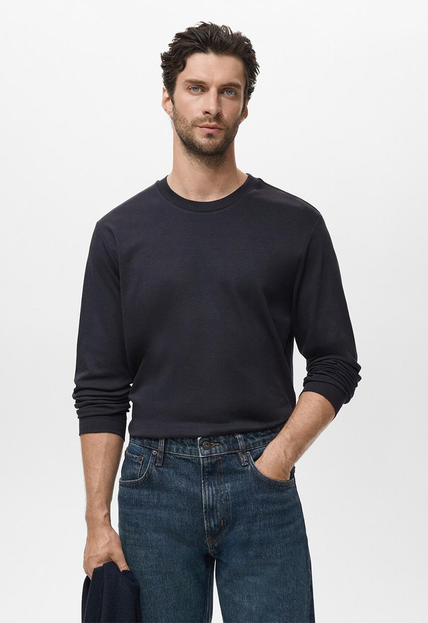 MANGO - Camiseta Gareth - Navy