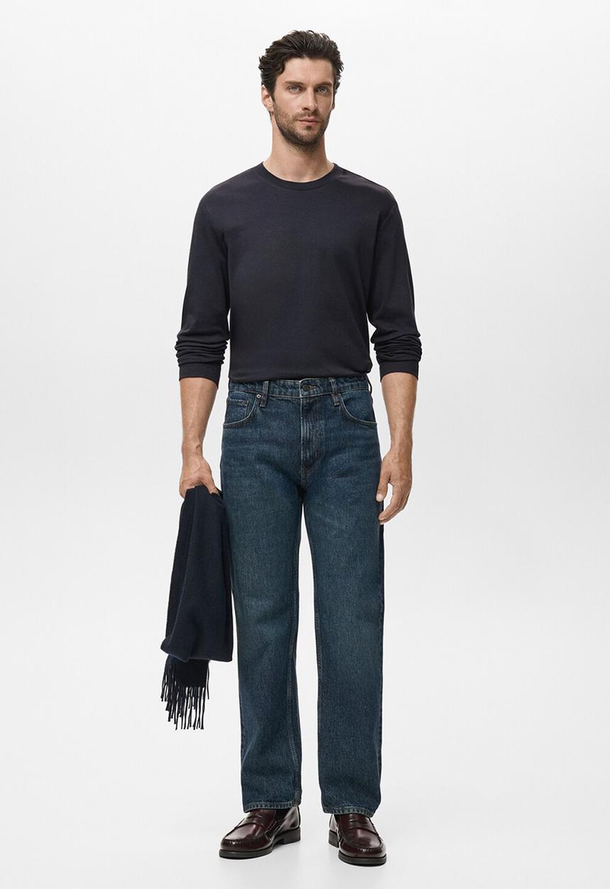 MANGO - Camiseta Gareth - Navy