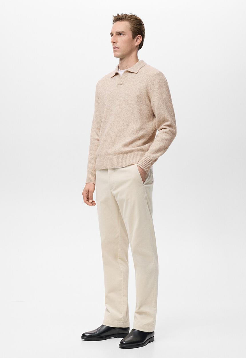 MANGO - Pantalon Berdam - Light Beige