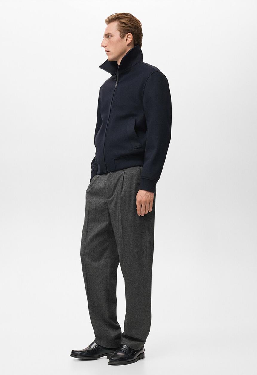 MANGO - Pantalon Piedra - Dark Grey