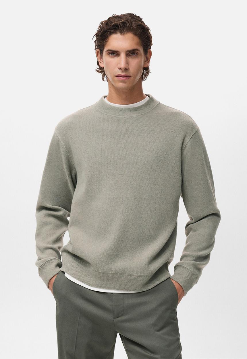 MANGO - Sudadera Besalu - Pastel Green