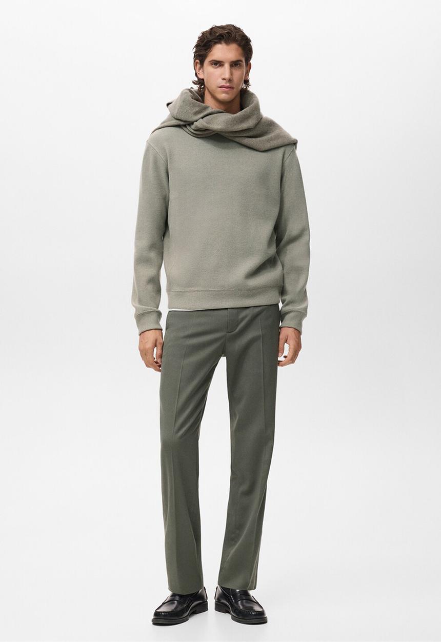 MANGO - Sudadera Besalu - Pastel Green