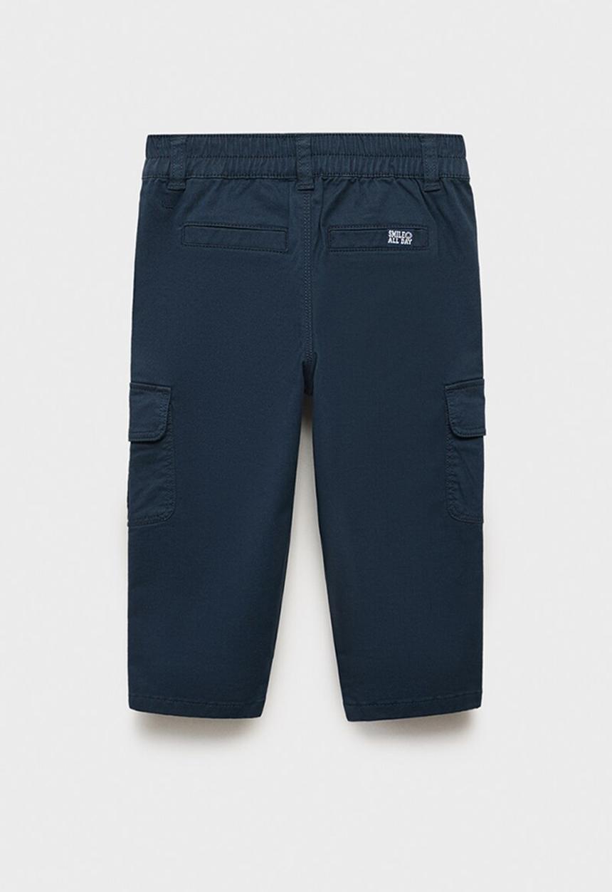 MANGO - Trousers cargob - navy