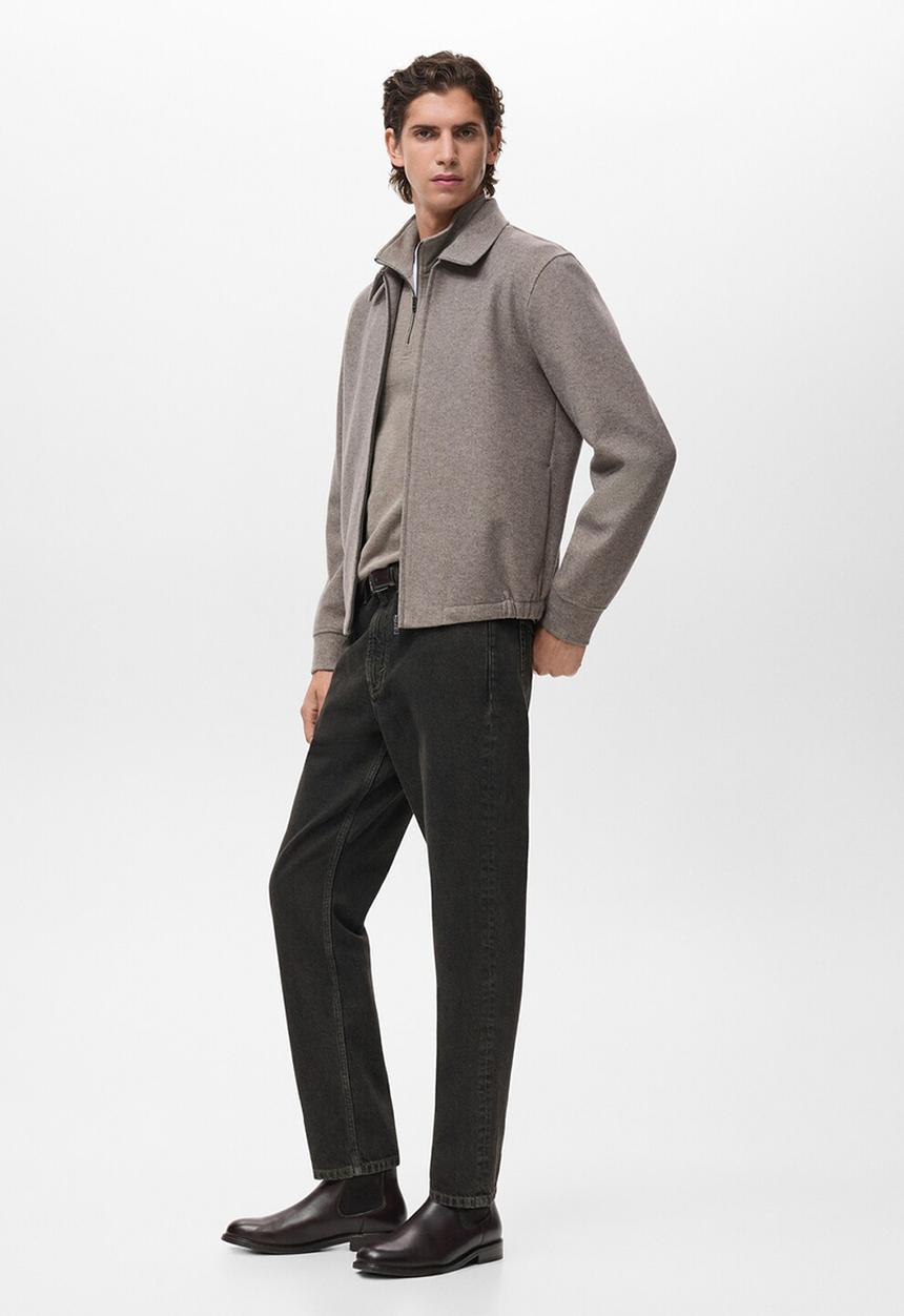 MANGO - Sudadera Blouson - Light-Brown