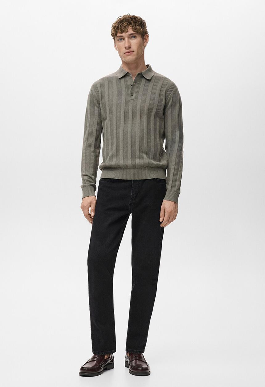 MANGO - Jeans Ben - Black Denim