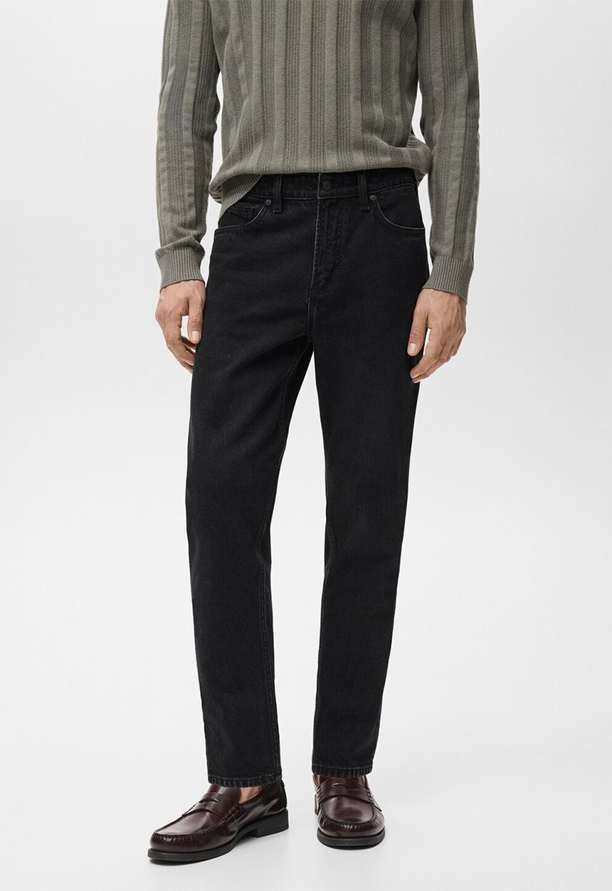 MANGO - Jeans Ben - Black Denim