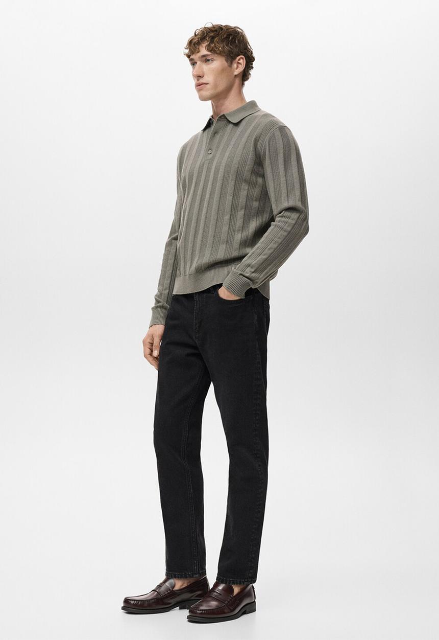 MANGO - Jeans Ben - Black Denim