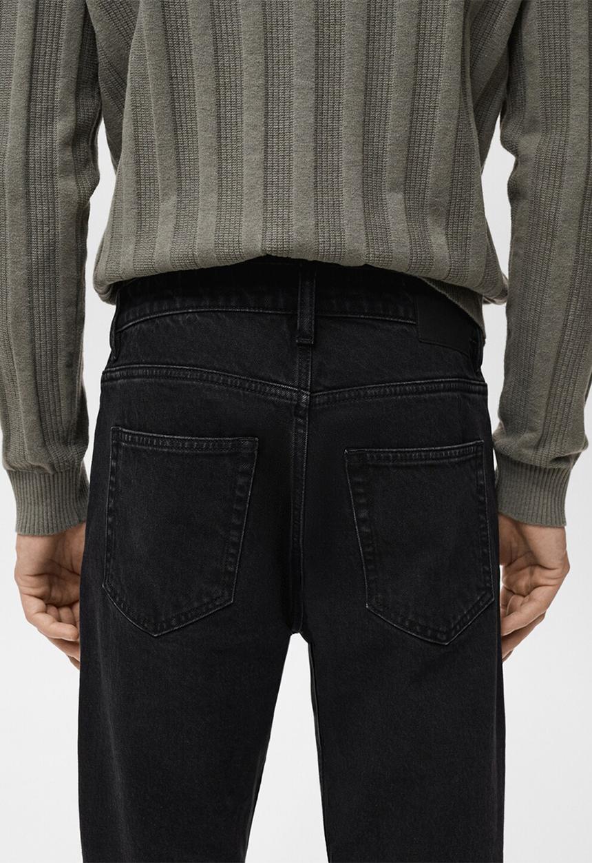 MANGO - Jeans Ben - Black Denim