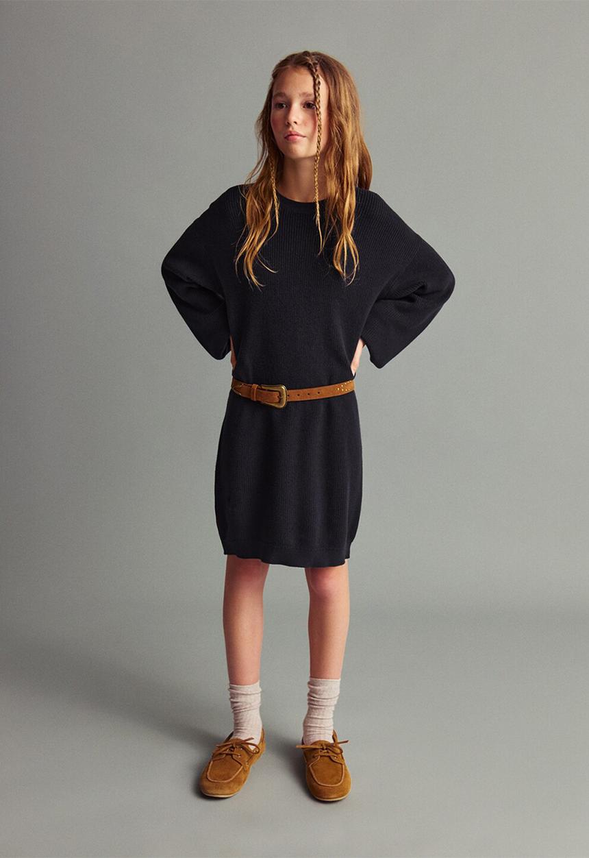 MANGO - Dress saski - navy