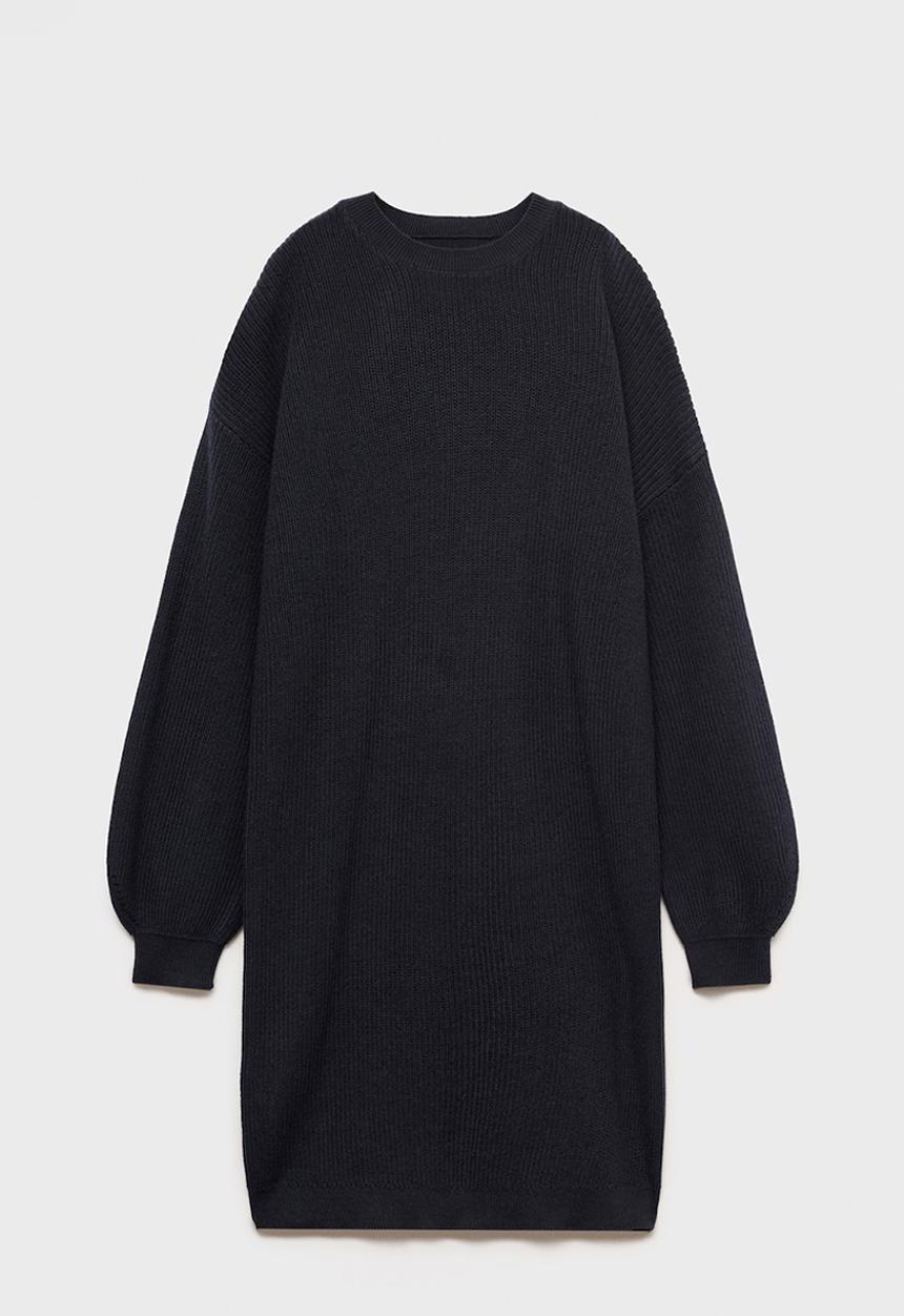 MANGO - Dress saski - navy