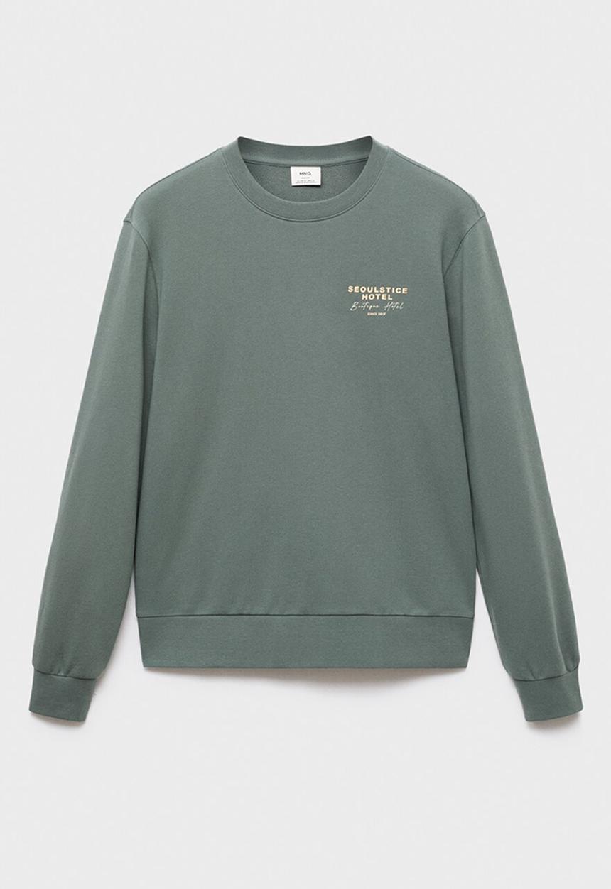MANGO - Sudadera Seoul - Green