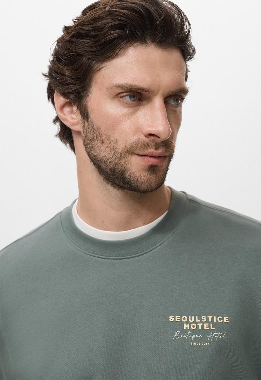 MANGO - Sudadera Seoul - Green