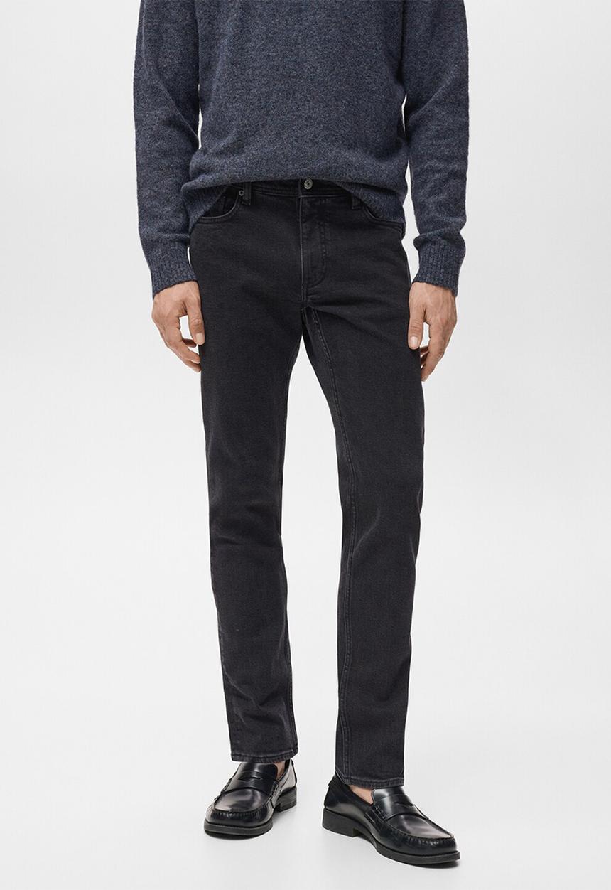 MANGO - Jeans Jan - Black Denim