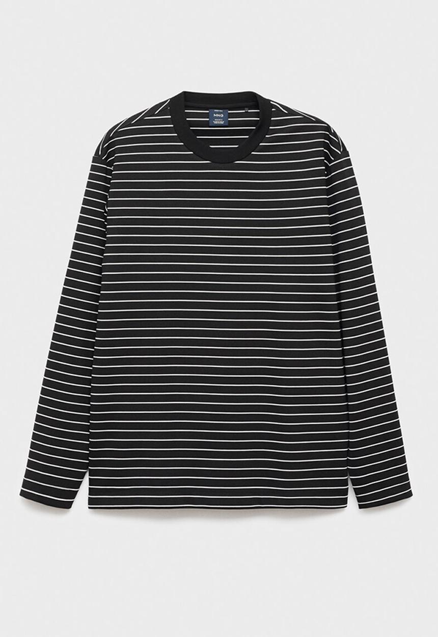 MANGO - Camiseta Marinier - Black