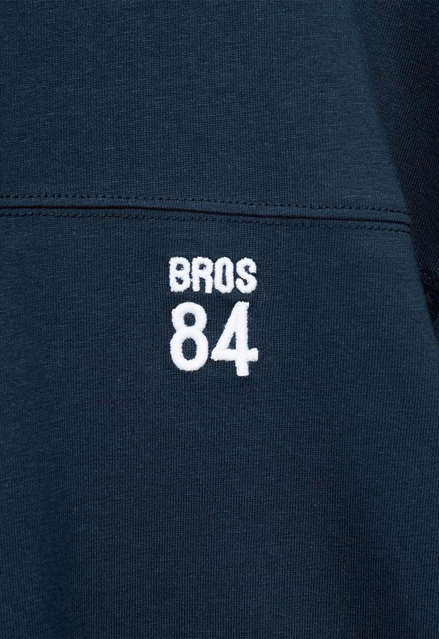 MANGO - T-shirt varsi - navy