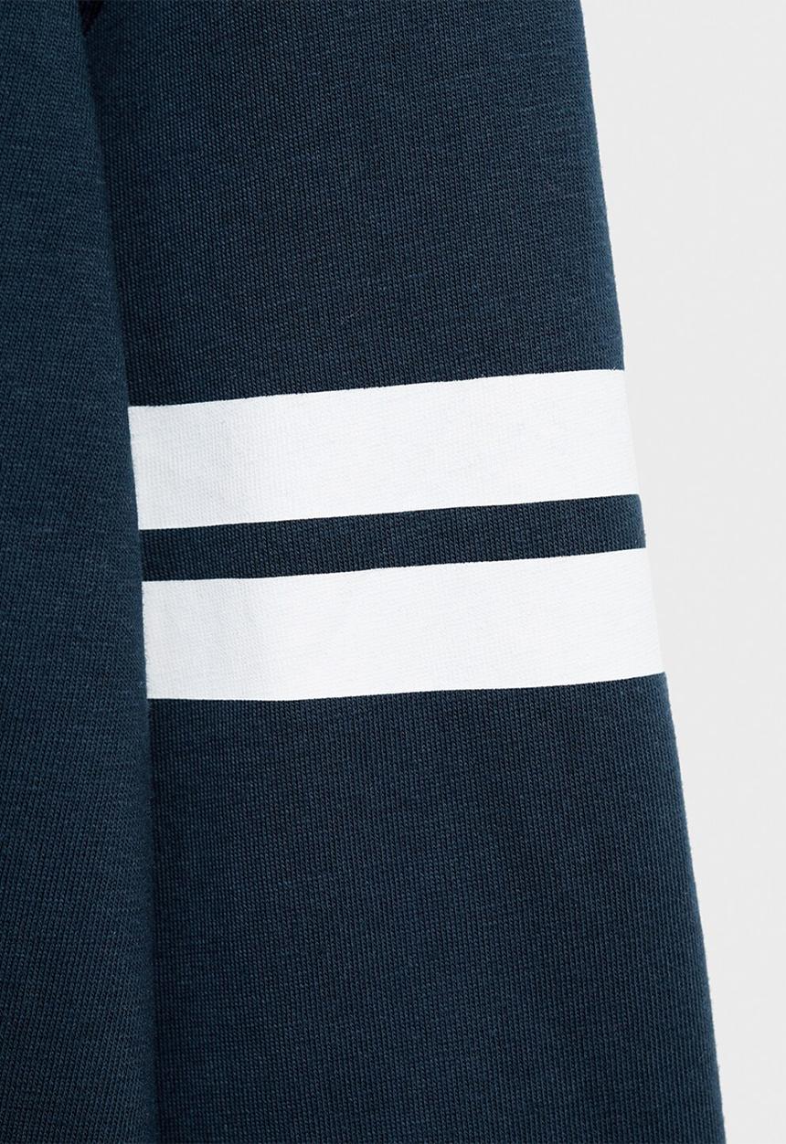 MANGO - T-shirt varsi - navy