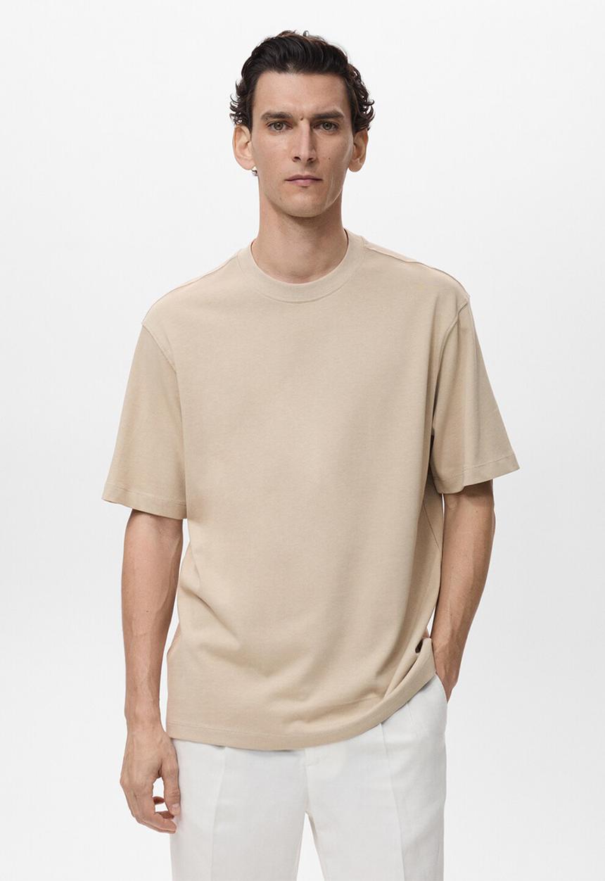 MANGO - Camiseta Anouk - Light Beige